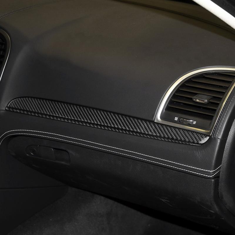 For Chrysler 300 300C 2015- Carbon Fiber Central trument Panel Trim strip Car Accessories Interior Decorative Stickers