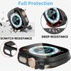 2PCS Case+glass For Apple Watch Ultra 49mm 45mm 42mm 41mm 44mm 40mm Film Screen Protector Bumper IWatch Serie 5 8 7 SE 6 Cover