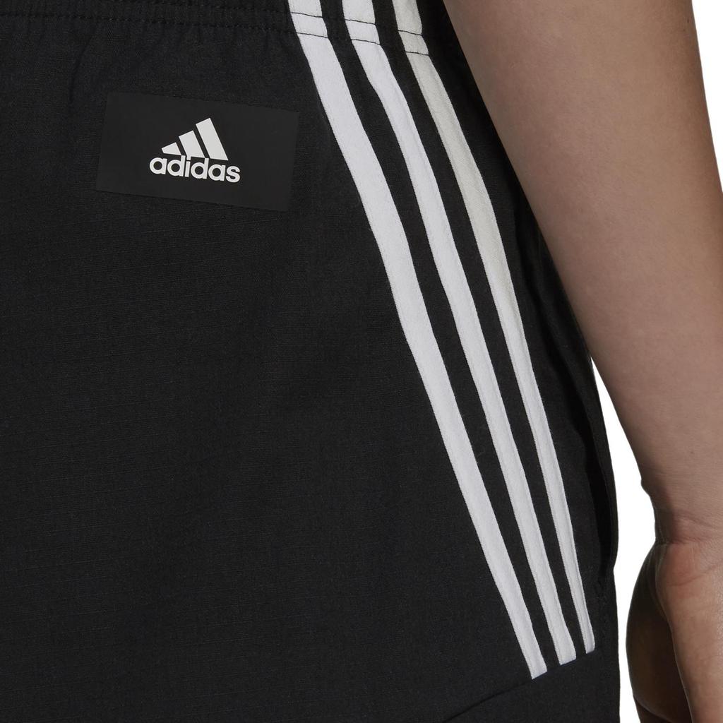 Adidas W Fi Wv Short Striped Print Sports Shorts Women Shorts Black H21576