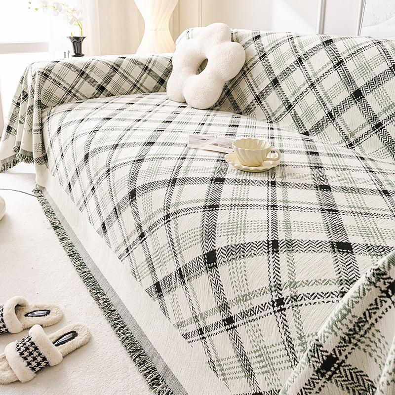 

Высококачественное скандинавское полотенце для дивана, чехол для дивана из синели с защитой от царапин, универсальный универсальный чехол, универсальный чехол для дивана на четыре сезона 90*180cm