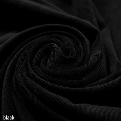 Punkt Schwarz Klarer Streifen Reiner Baumwoll-Polyester Kordstoff Taschenstoff