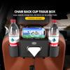 For KIA Car Seat Back Cup Holder Storage Box Tissue Box with Hook Car Phone Holder Cerato Proceed Venga Stonic Picanto Sorento Nvhs30