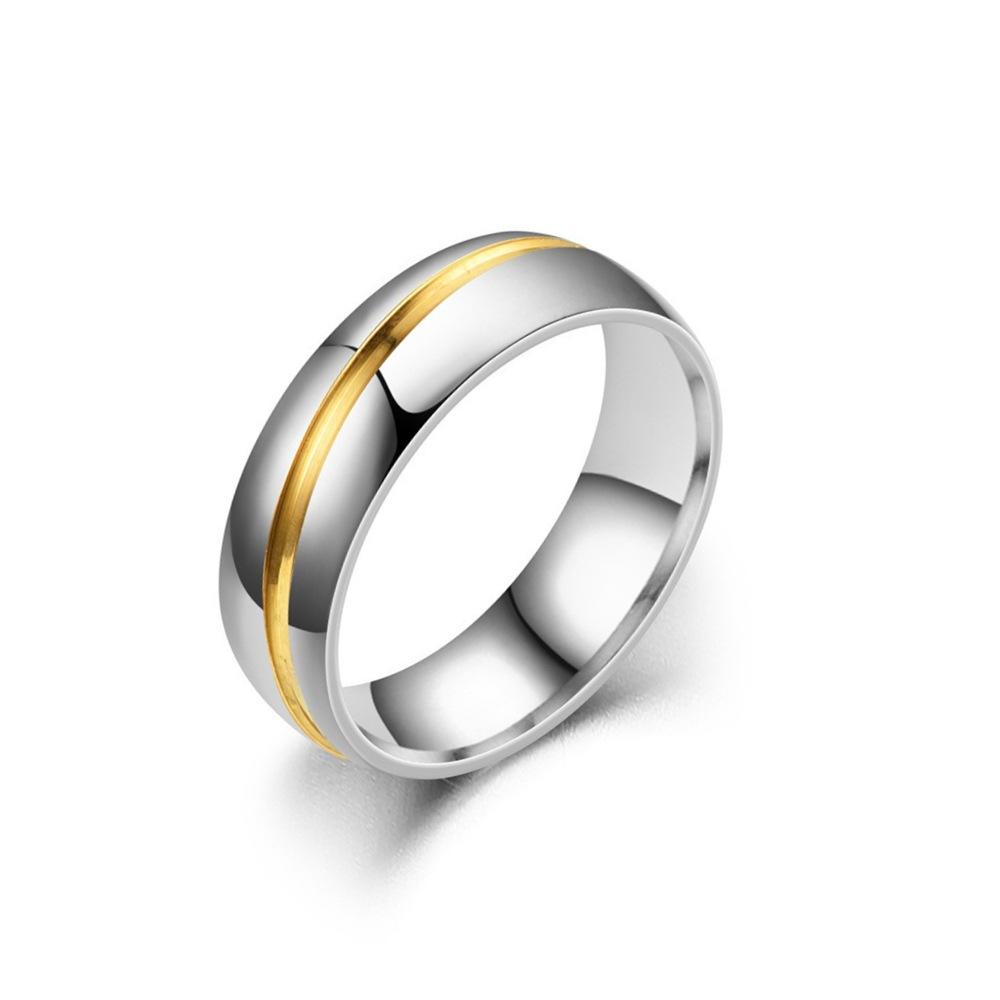 

Unisex Classic Stainless Steel Zircon Ring Fashionable Accessory for Men And Women Jewelry Gift 5
