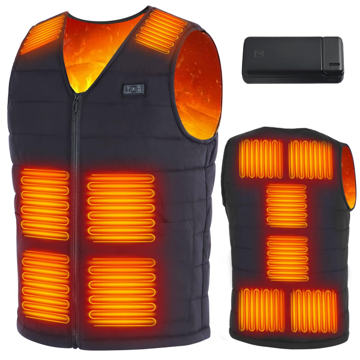 

PandaRio Электрический с подогревом Плюс Высокий 3 Независимая температура спереди и сзади Быстрый 12 Передний и задний подогрев USB Полностью подходит для улицы Вместимость