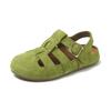 Fashion Hot-selling Sandals Versatile Baotou Fashion Sandals Women's Summer Hollow Woven Fish Bone Roman Shoes New Birken Shoes
