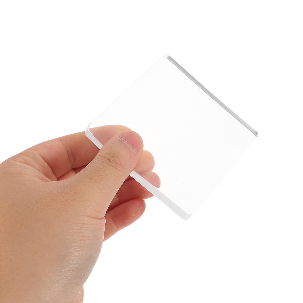 New 3 PCS Gel Press Monoprinting Print Plates Gel Plate, For Card Making Scrapbooking, Triangle Round Square Gel Printing Plate