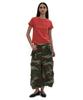 PARTIMENTO WOMEN Team 76 Patch Short Sleeve Tee_Chili