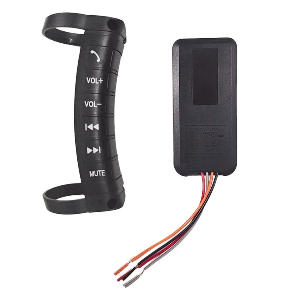 VC-Innovative-Universal Car Steering Wheel Remote Control Button Multi-Function Wireless Bluetooth Control For 2DIN DVD Player