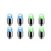 2/4/8pcs LED Tire Valve Stem Caps Neon Light Waterproof Wheel Spoke Lights LED Tire Lamp for Motorcycle Bicycle Car Accessories