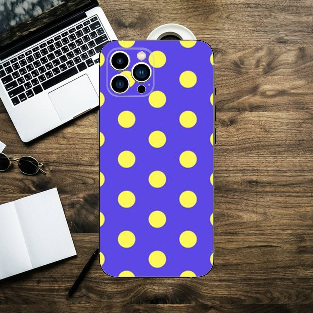 Color Polka Dot Phone Case For iPhone 16,15,14,13,12,11,XS,XR,X,8,7,Pro,Max,Plus,mini Silicone Black Cover