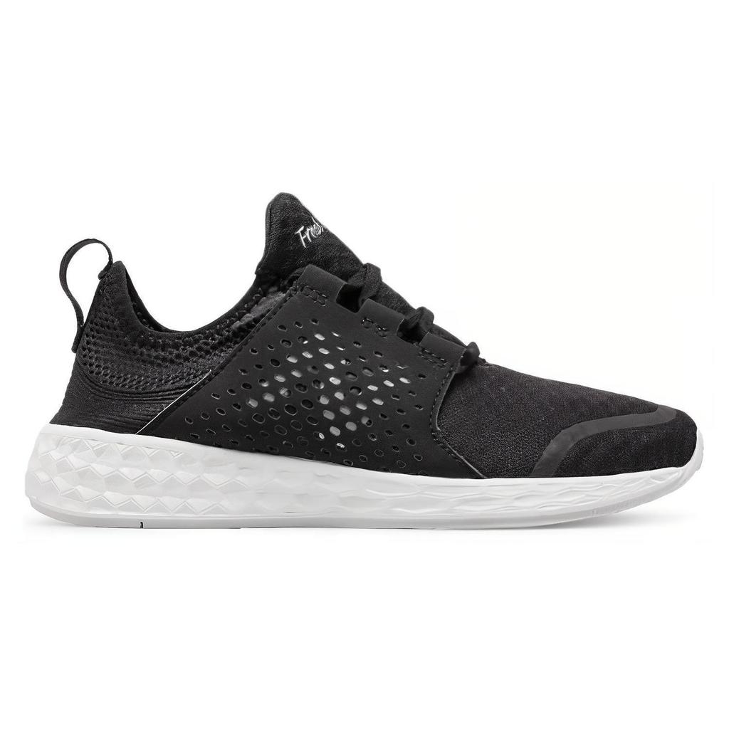 New Balance NB Cruz Comodo Versatile Tessuto Pelle Sintetica Basse Casual Scarpe da Corsa Donna sneaker Nero Bianco WCRUZBK