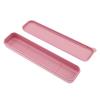 Split Type Wheat Straw Portable Tableware Storage Box Dinnerware Boxes for Camping, School , Picnics