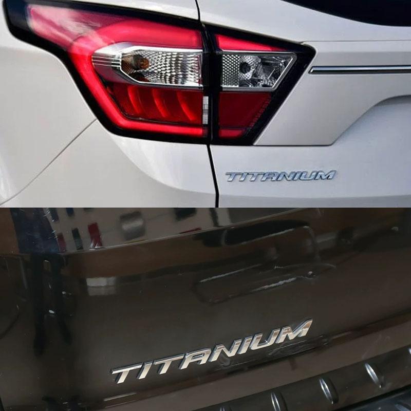 3D TITANIUM for Trunk Nameplate Decal Emblem Badge Sticker