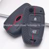 Toyota Car Remote Key Case: Honeycomb Silicone Non-Slip Cover with Buckle