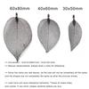 2pcs/1pair Leaf Charms Pendants Ladies Girls Special Leaves Leaf Sweater Pendants Charms for Jewelry Making DIY Craft for Women