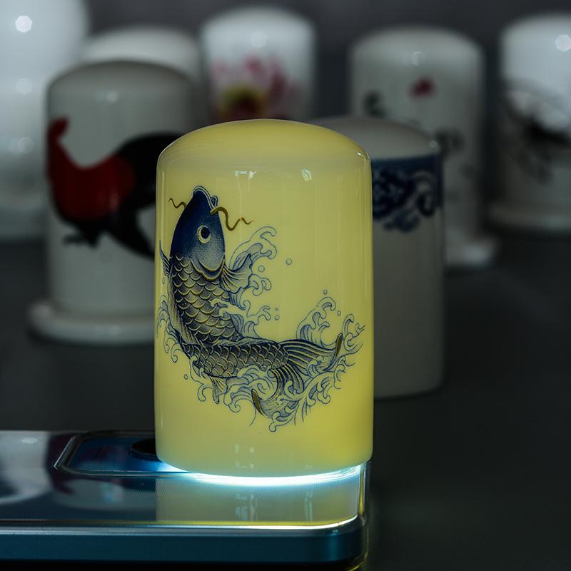 Bone China Toothpick Box Phnom Penh Toothpick Jar Toothpick Holder Chinese Toothpick Dispenser Secret Stash Tooth Pick Holder