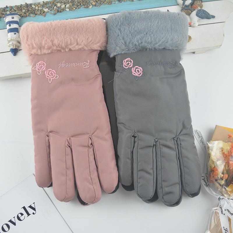 

Новые женские осенне-зимние теплые флисовые и хлопковые перчатки average size