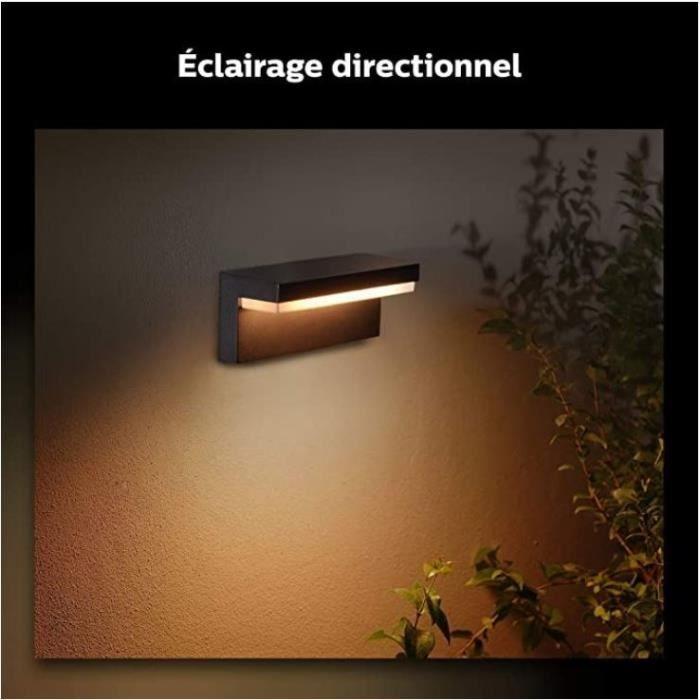 Applique philips hue white and color ambiance nypro - noir - 13,5 w - 950 lm