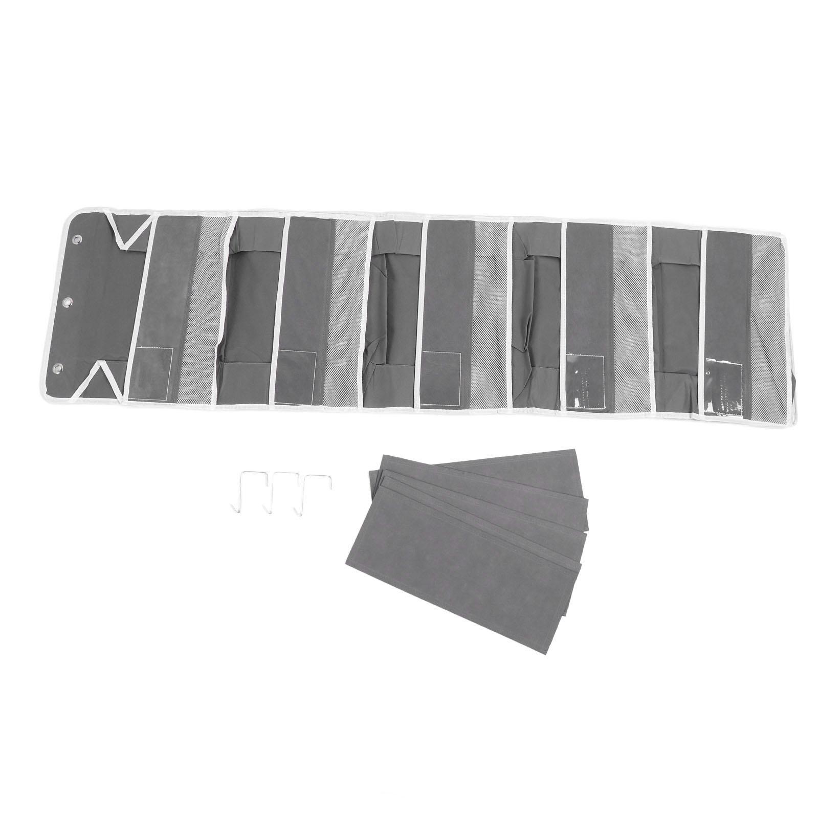 

Наддверный органайзер для игрушек Многоцелевой 5-ярусный подвесной дверной органайзер с ПВХ-окном для серый