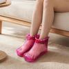 1 Pair Massage Foot Bath Shoes, Portable Feet Soaking Tub Feet Spa Shoes, Pedicure PVC Tall Foot Soaker for Foot Massage Relax