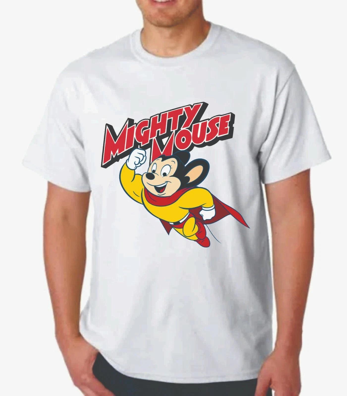 

MIGHTY MOUSE 1960 s CARTOON T-shirt T-T-shirt CLASSIC Cereal Fans L
