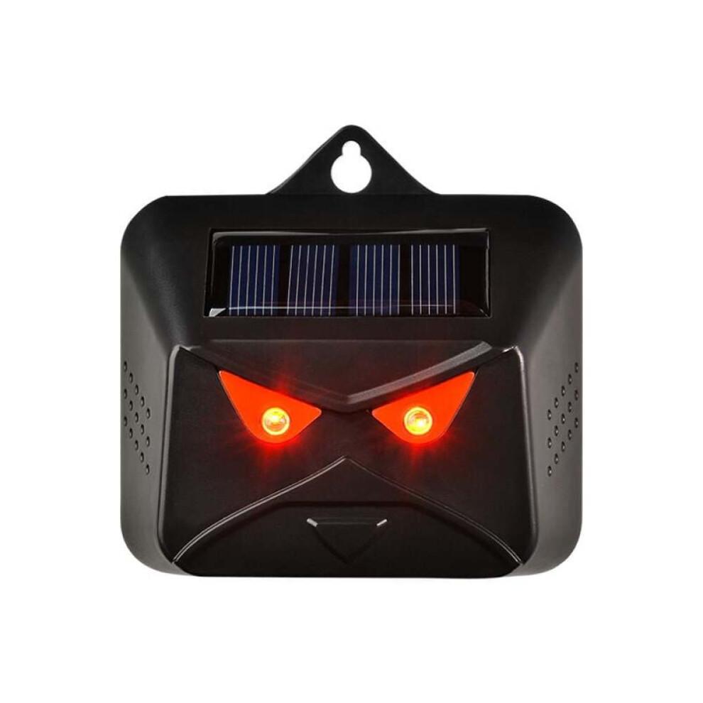 Nighttime Animal Repellent System, Solar Powered Predator Eyes Deterrent with Red LED Flashing Lights, Animal Deterrent for Yard Farm Garden Coop,