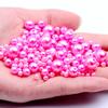 18g Perforated Imitation Pearl Beads: No Peeling/Fading - Cream Glue Hair Clip for DIY Handmade Bracelets & Small Accessories.