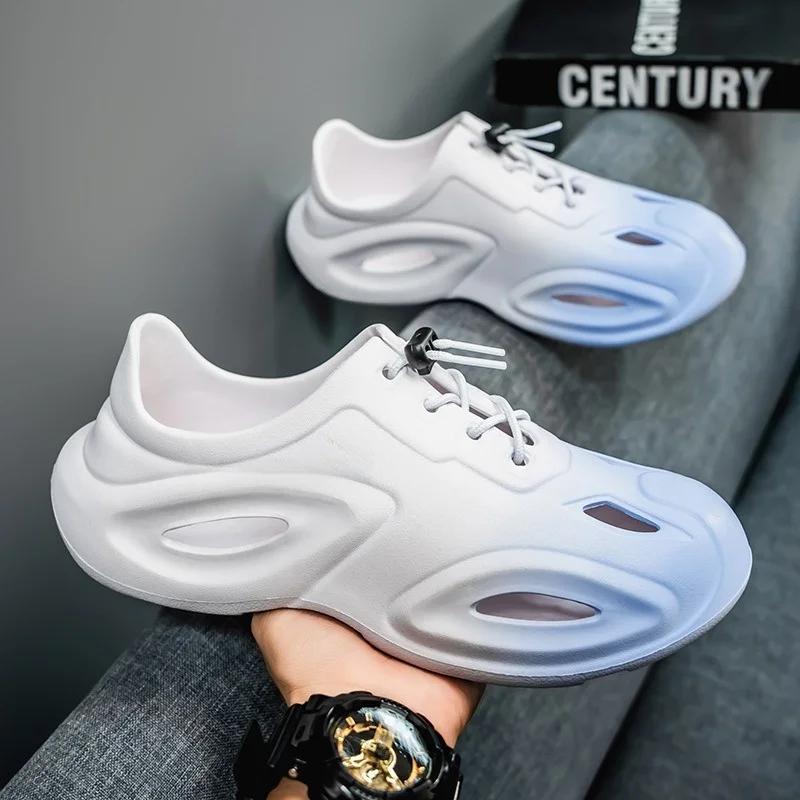 

Breathable Wading Slip-Ons for Summer Outer Wear, Convenient Non-Slip Sandals, Versatile Beach Shoes and Sandals 45 білий