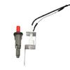 BBQ Grill Ignitor Set Cooking Cookware Push Button Igniters Black Wire Compatible Push Button Igniters White Wire