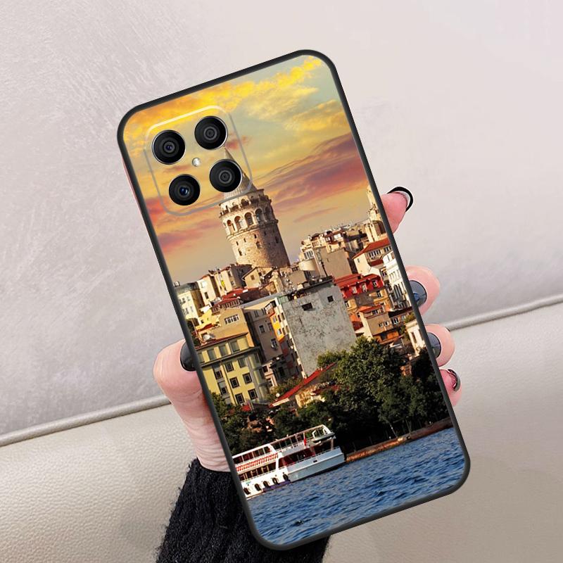 Turkey Istanbul Scenery Building For Honor Magic 8 6 7 Pro Case For Honor 400 Lite 200 50 70 90 X8c X8b X9a X9b X9c X9d Win RT