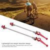 1 Pair   Hub Quick Release Poles Bike Front Rear   Alloy Axle Skewer Lever