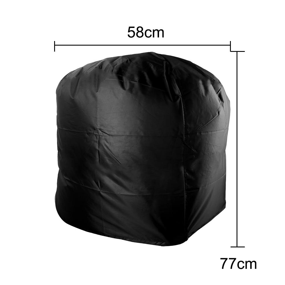 

Rain Protective Waterproof BBQ Accessories Round BBQ Grill Cover Camping Outdoor Barbecue Cover 77x58cm/80x66x100cm Anti Dust Grill Cover 58x77cm