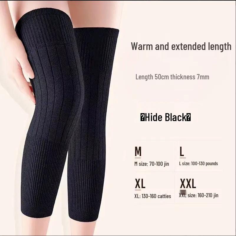 Genunchiere Arctic Fleece Cașmir: Jambiere groase și călduroase pentru bărbați și femei, ideale pentru vreme rece și articulații, potrivite pentru persoane de vârstă mijlocie și vârstnici.