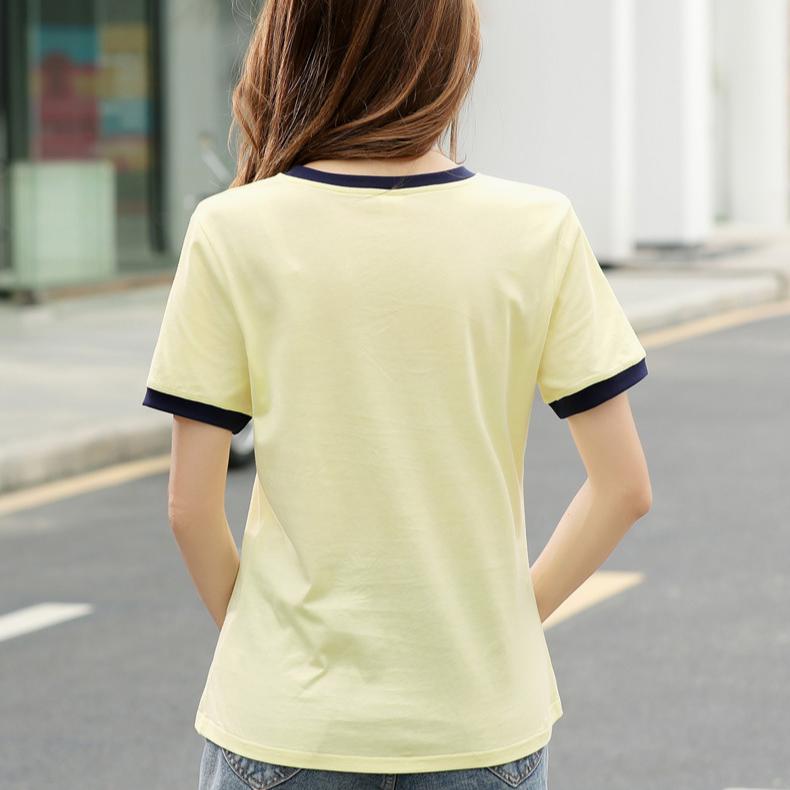 Summer Women's T-shirt Fashion Loose Printed Short Sleeve Top