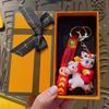 Cartoon Year of The Horse Mascot Keychain, Pony Pendant, Key Chain Decoration, New Year Small Gift Figurine