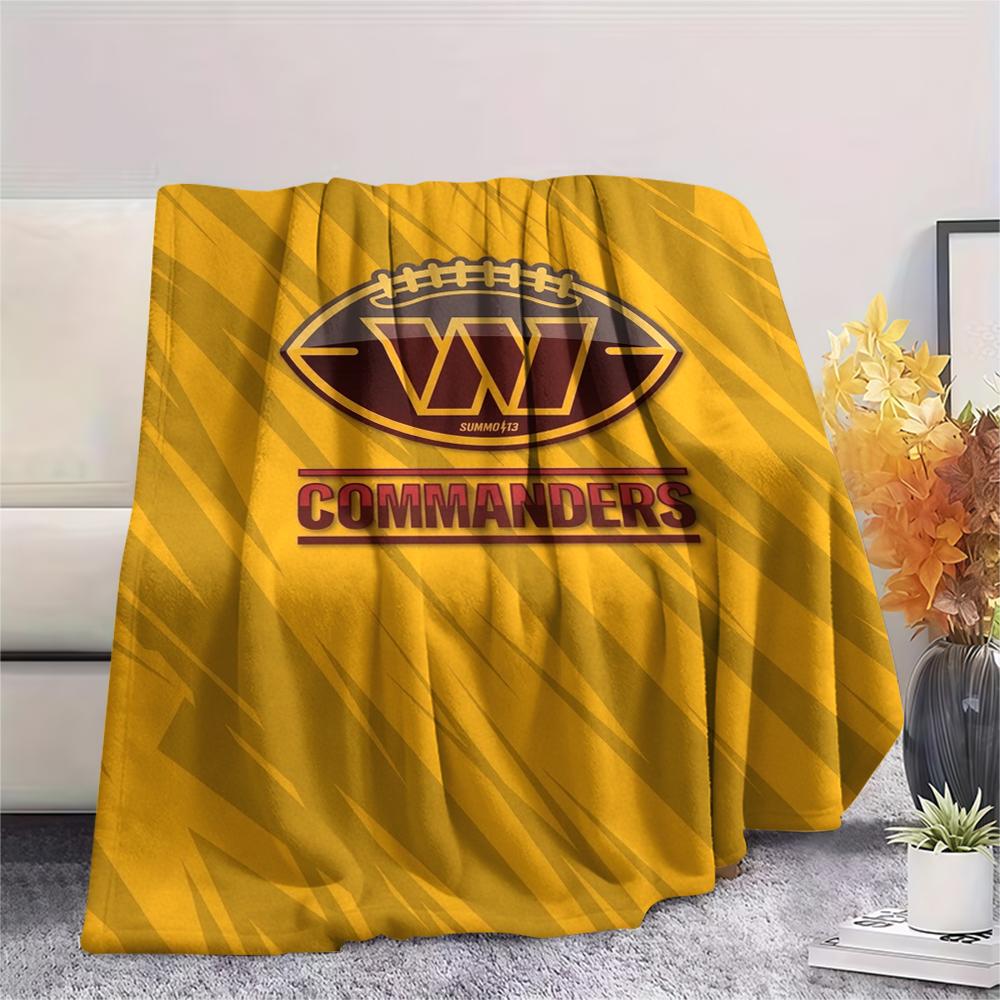 Washington Commanders Print Flannel Blanket, High Quality Comfortable for All Seasons, Home Decor, Warmth and Comfort, Perfect for Christmas Gifts