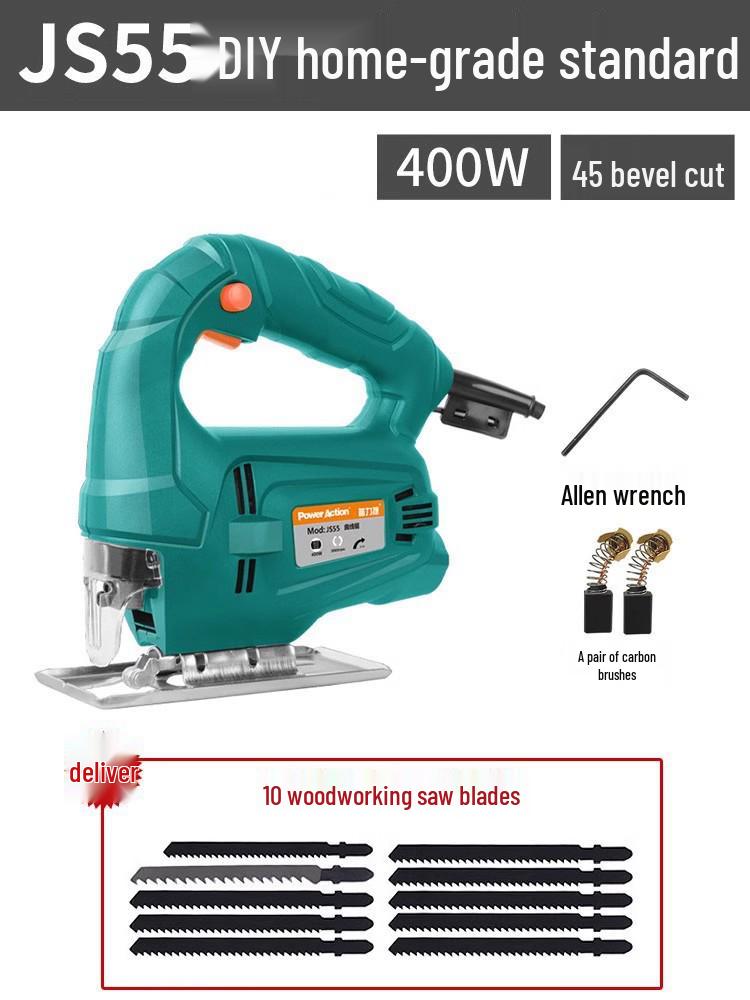 

Многофункциональный электрический лобзик Puli Jie: Ручной деревообрабатывающий и режущий инструмент