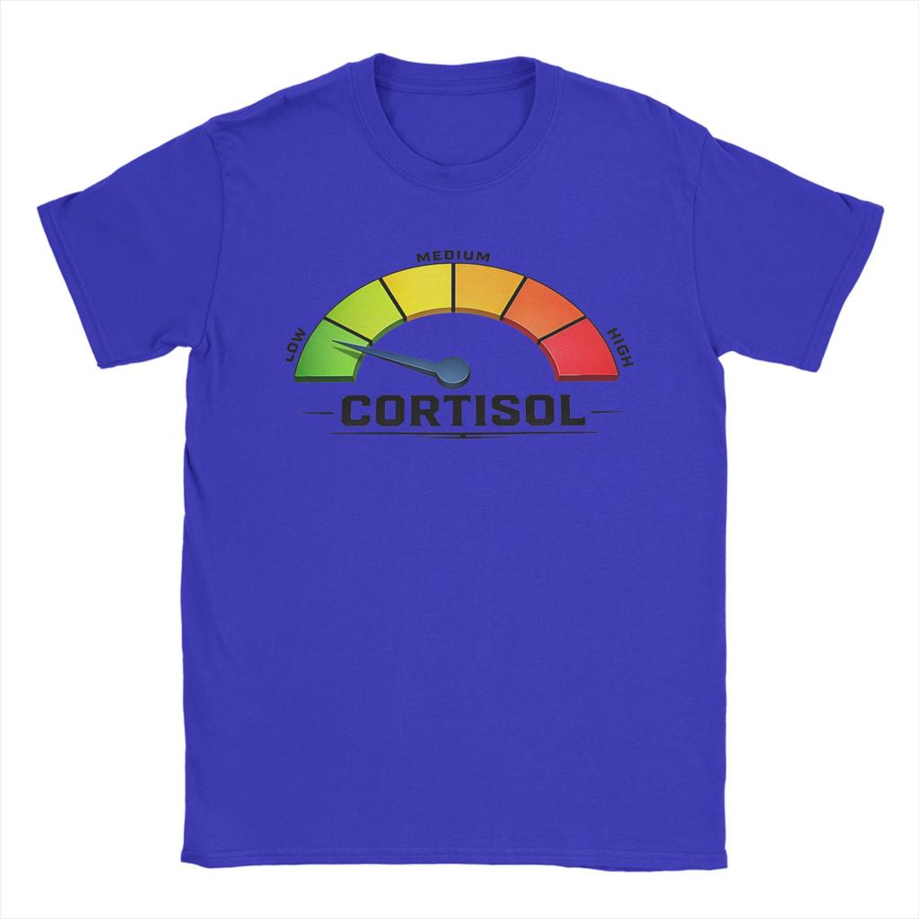 Casual TShirt Beach Low Cortisol Levels v Memes Leisure TShirts Cotton Tshirt for Couple Y2K Basic Hot Sale Short Sleeve Tops