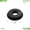 20PCS Car Glad Hand Seals, Rubber Round Vehicle Gladhand Gasket, 10028 Automotive Glad Hand Seal Washer Elastic Grommets, Universal for Semi Truck