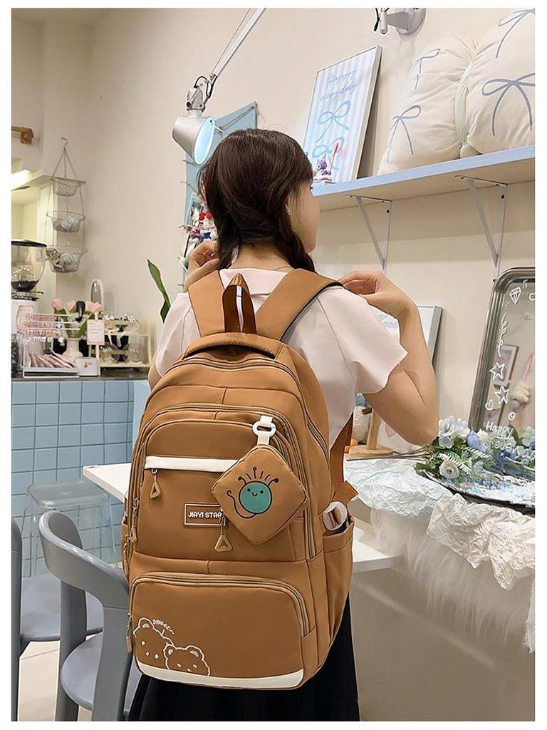 High-Value Large Capacity Girls' Backpack for High School & Travel