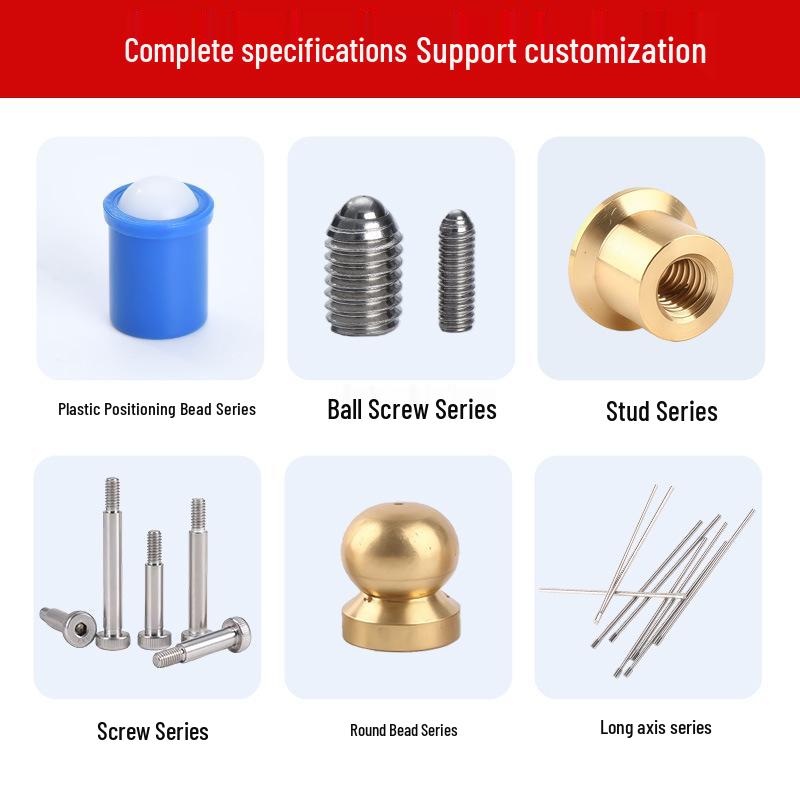 Double-Head Stainless Steel Knurled Spring Plunger Bead