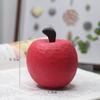 Strawberry Wood Carving Crafts  Handmade Cute Apple Wooden Carved Ornaments Home Office Desktop Creative Decoration