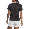 adidas Rundhals-Pullover Komfort-T-Shirt Damen-Tops Schwarz HZ0107