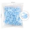 100 Pcs Heart Glue Ring Eyelash Extension Holder Ring Pallet for Tattoo Pigment Adhesive Gel Glue Container Makeup Tools