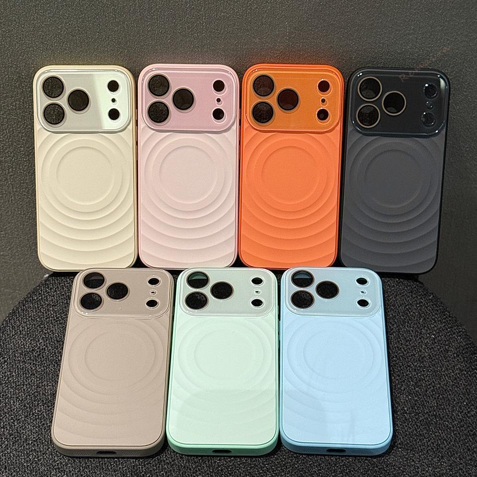 Liquid Silicone Magnetic Phone Case For iPhone 17 13 14 15 16 Pro Max 17Pro 16Pro Magsafe Official Charge Protector Cover