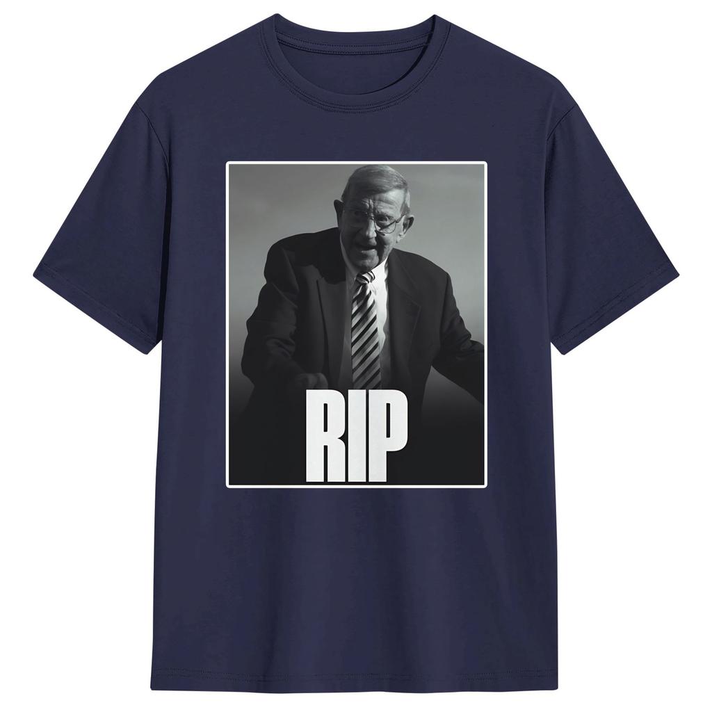 RIP Lou Holtz T Shirt Summer Cotton TShirts For Unisexs Trendy Cool Pattern Tshirt Short Sleeve Aesthetic Top Tees