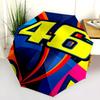 VR46, автоматический складной зонт, портативный и складная конструкция, 8 спиц, рождественский или день рождения подарок.