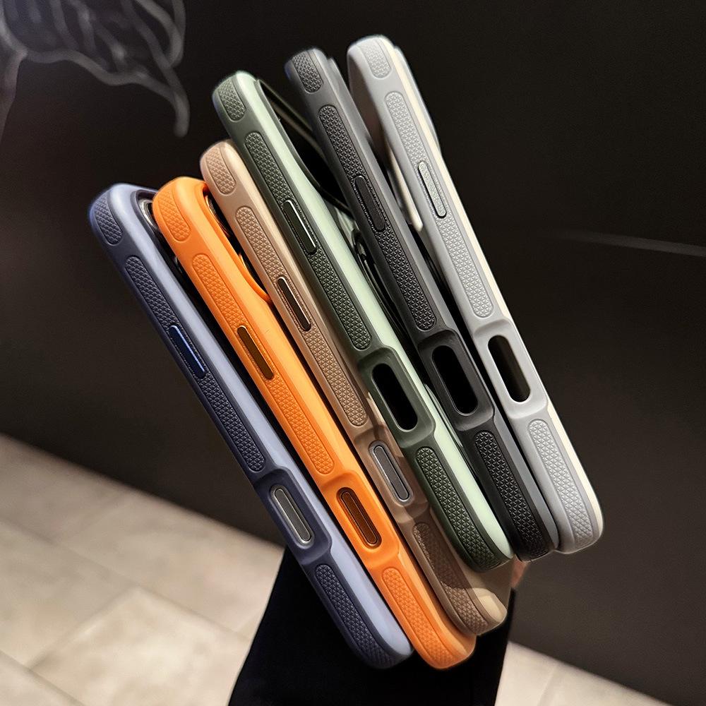 Metal 360° Rotating Stand for Apple 17 Promax - Skin-Feel Matte Anti-Slip Protective Case
