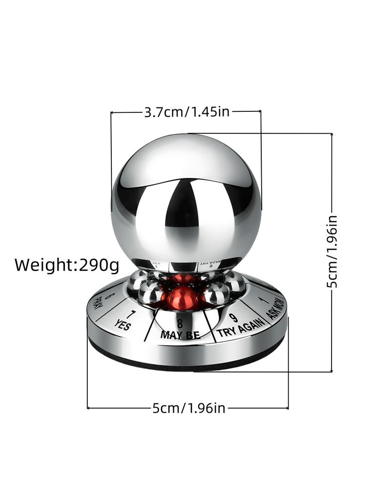 ROLIG HO/Fate Ball Lyckligt Beslutverktyg Skrivbordsroterande Gyroskop Avstressande Praktisk Rolig Leksak Skrivbordsdekoration