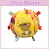 Puppy Frog Monkey Pattern Plush Cloth Ball Dog Pet Toy With Bell For Dogs And Puppies